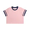 Pink with Navy Blue-36