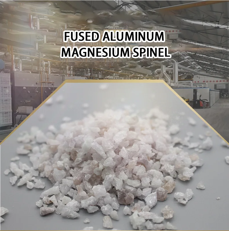 Refractory Raw Material Support Sintered Magnesium Spinel Catalyst Mgal2o4 Fused Aluminium Magnesite Alumina Spinel for Sale