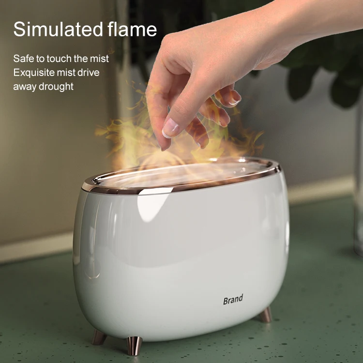 200ml New Essential Oil  Aroma Diffusers Ultrasonic USB Diffuser Flame Humidifier