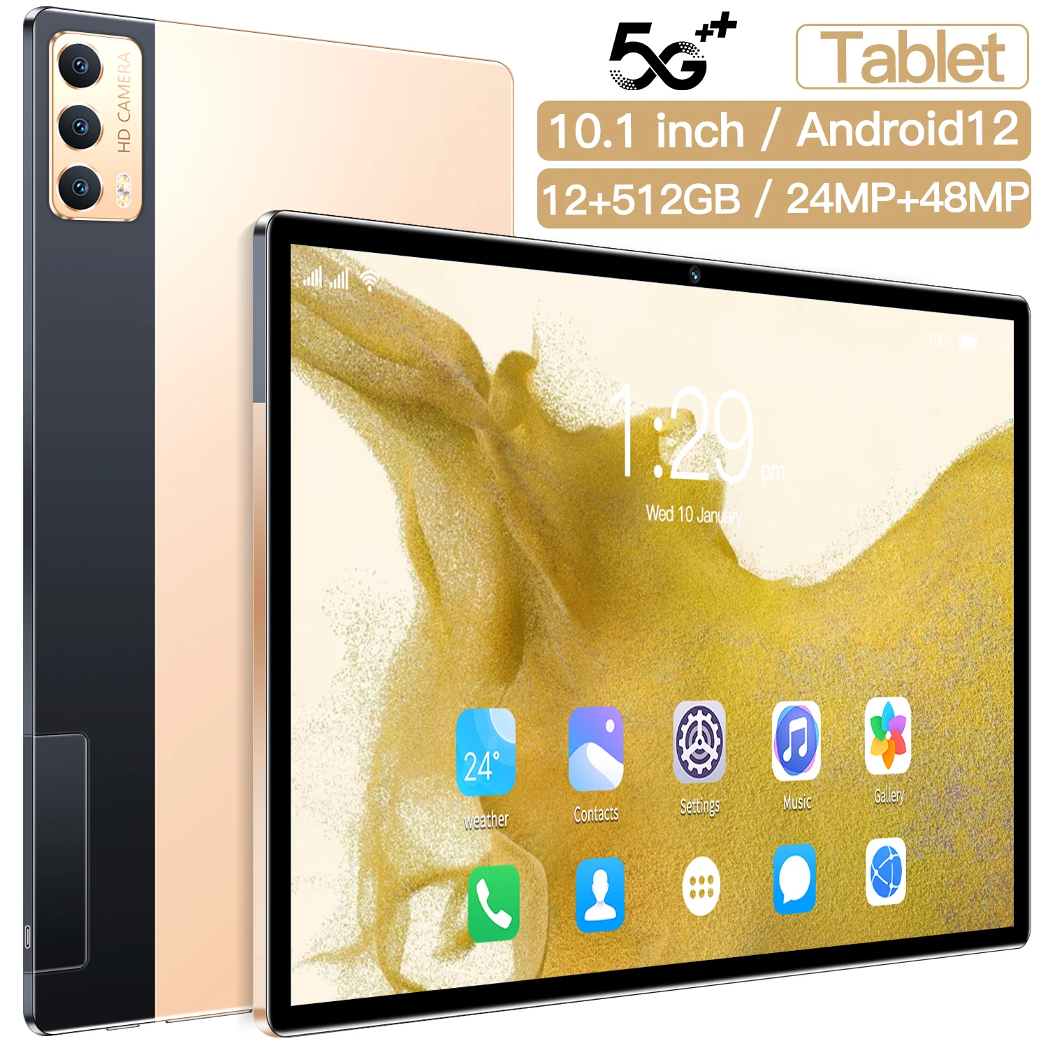 Androidタブレット 本体 PC 12GB RAM 128GB ROM at61805-spec.jpg