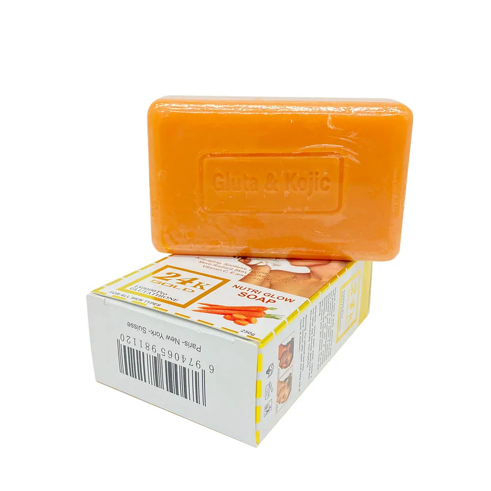 Savon Blanchissant Et Complément Alimentaire Pour La Peau RED-C - Parfum Papaye - 100% Naturel - Fabriqué En Côte D'Ivoire