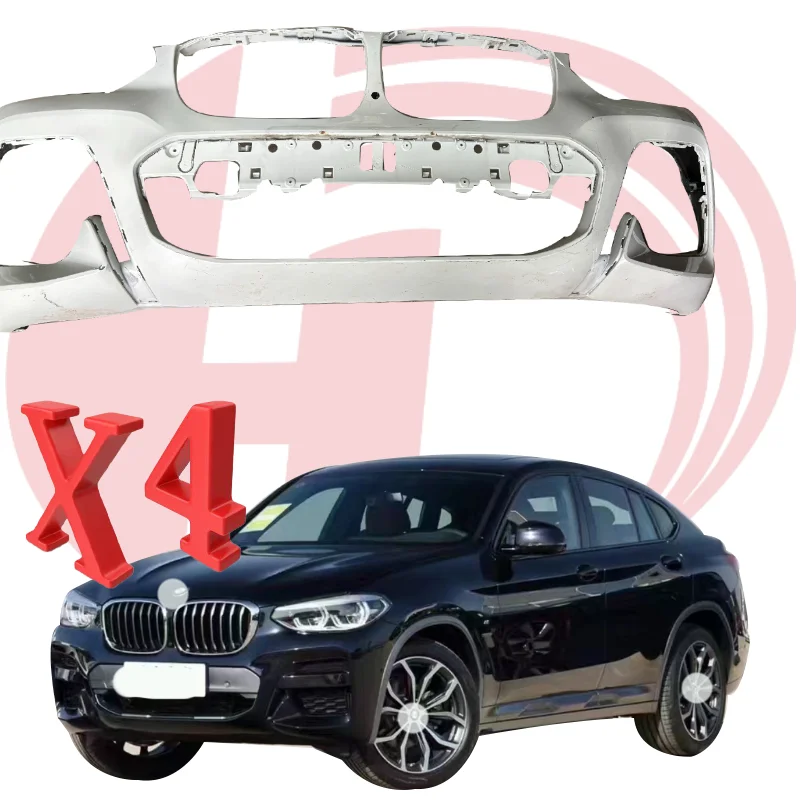 Body Kits Front Bumper with Grilles for 2023 2024 BMW X4 X5 M Facelift ...