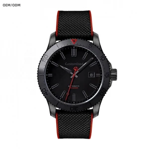 OEM ODM Watch Manufacturer Men Mechanical Watch Customized logo Luxury Cool Style 200M Water-resistant Diver Watch Automatic