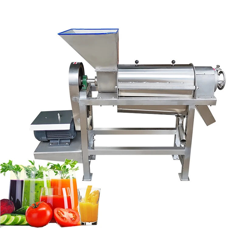 Industrial Large Scale Screw Juicer/ Vertical Fruit Vegetable Press ...