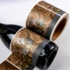 Étiquette de vin en bois de chêne