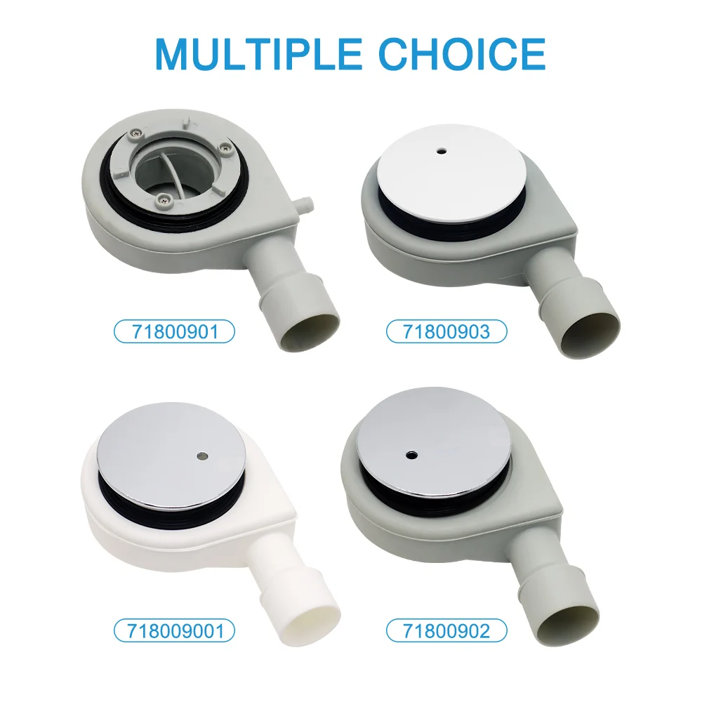 Guida 718009 Pp Plastic 50mm Chrome Plated Cover 115mm Round Grey