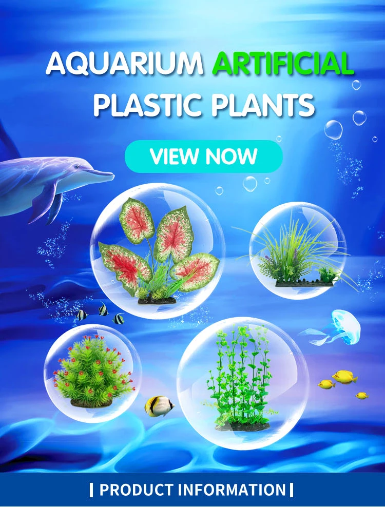 Artificial Plant Decoration Plastic Simulation Aquascaping Tool Aquarium Fish Tank Underwater Aquatic Plants