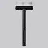 Single-sided knotting comb-black
