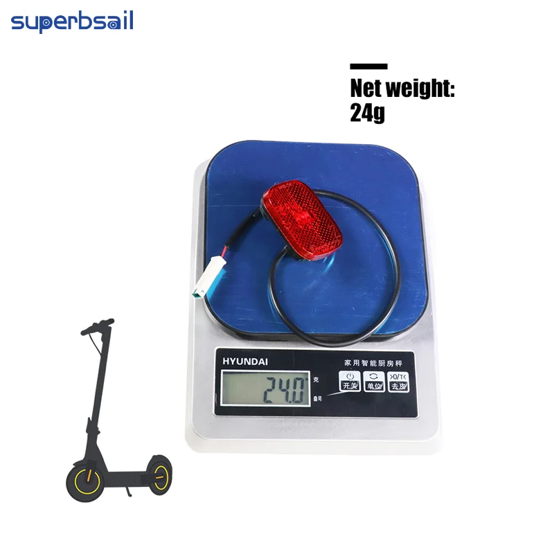 Superbsail Original Rear Taillight for Ninebot Max G2 Electric Scooter Brake Light Waterproof Rear Fender Light Safety Stoplight factory