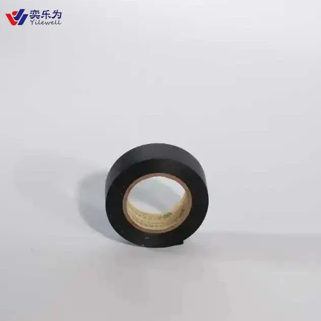 YLW High-Quality Jumbo Roll Black PVC Automotive Wire Harness Adhesive Electrical Insulating TapeFlame-Retardant Cable Wire