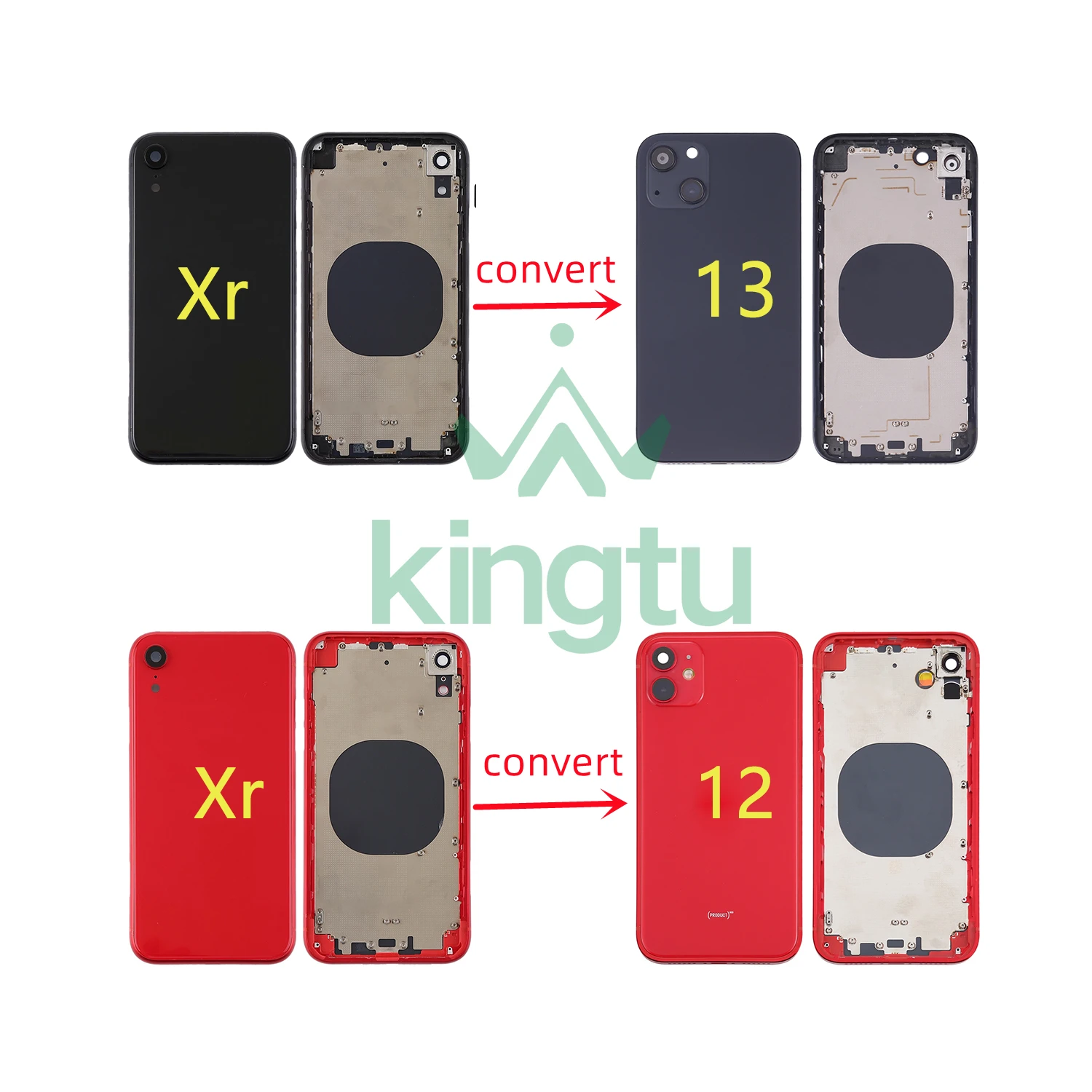 Сменная Крышка батарейного отсека в сборе для iPhone 6 7 8 X XS XR Xsmax 11 11Pro 12 13