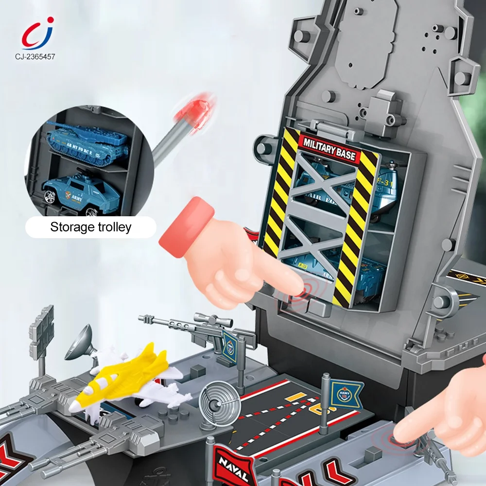 Chengji Aircraft Carrier Plastic Model Simulation 2in1 Storage Deformable Toy Aircraft Carriers with Catapults