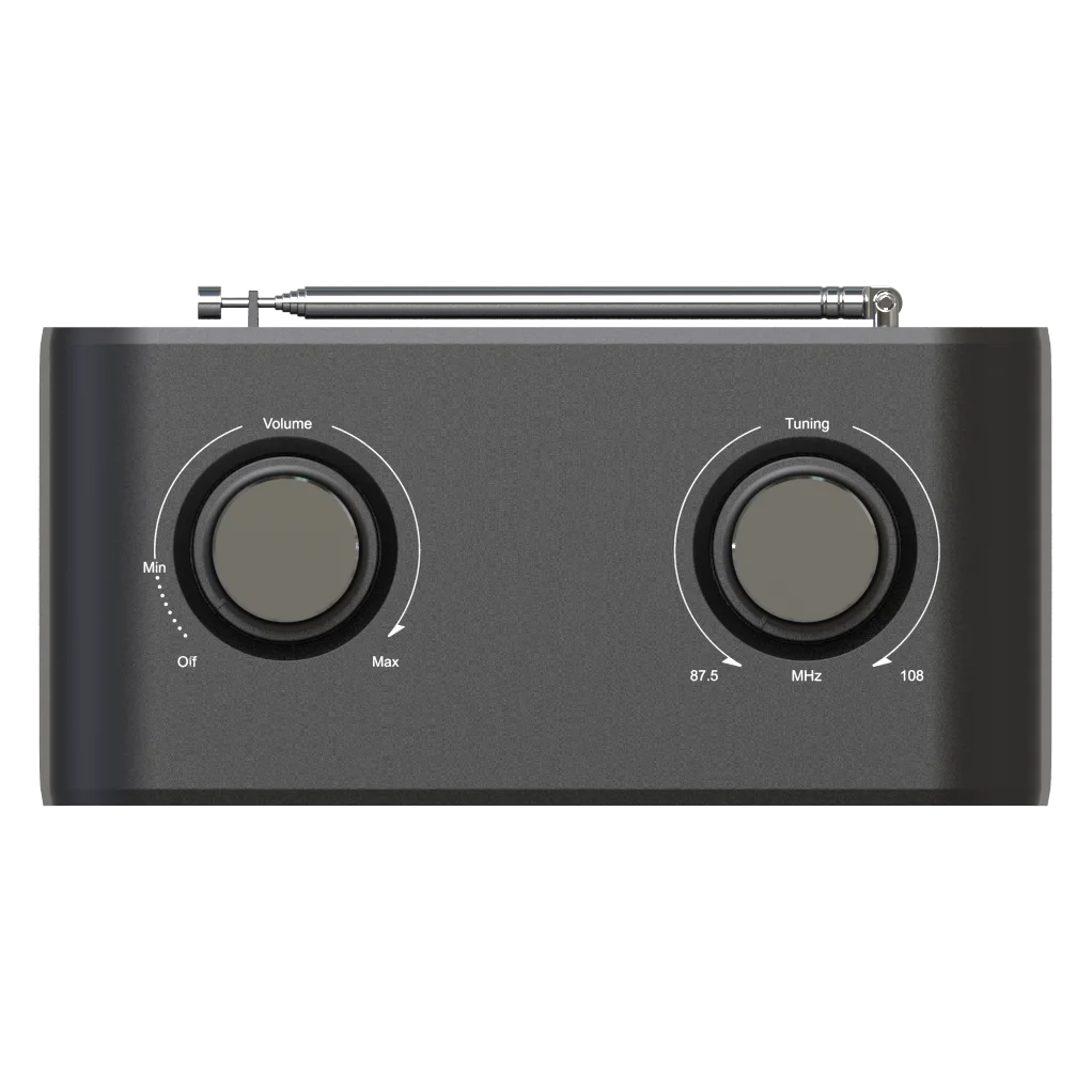 Sanyo M1760F Mono Mini AM FM 2 Radio Cassette New Design Portable FM Radio Volume Control Outdoor AC MP3 SW Included 3 PCs Per