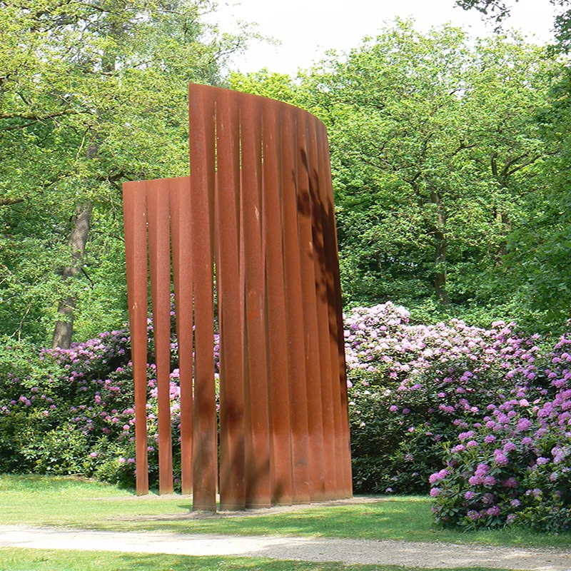 Corten Steel Privacy Screens Screen Steel Fence Garden Metal Screens ...