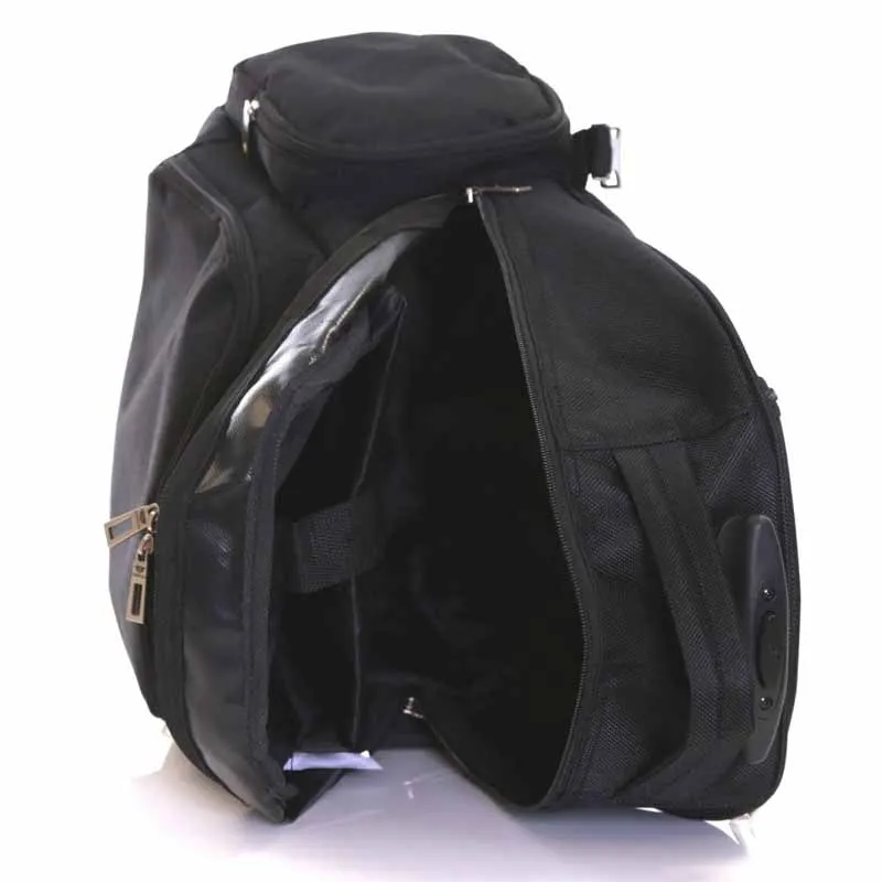 Wheeled Back Pack Suitcase Rolling Computer Bag Men's Travel Laptop Backpack with Trolley