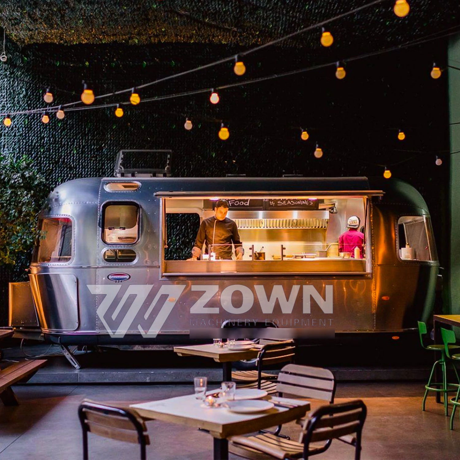 New Arrivals Food Trailer with Pizza Oven Mobile Food Truck Fully