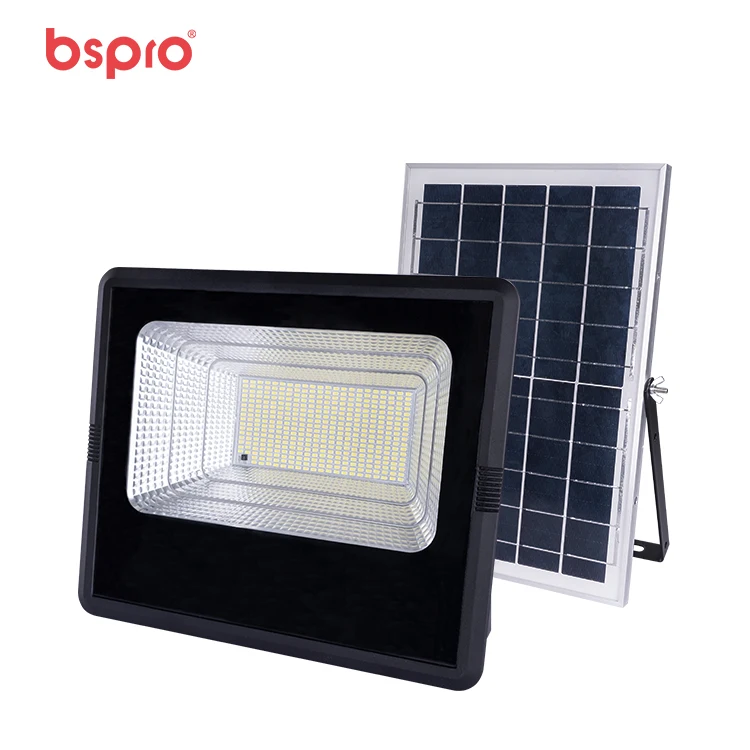 High-Power Outdoor Waterproof LED Spotlight W/ 10Ah Battery for Yard & Street Lighting 1500W Solar Flood Light