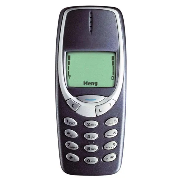 Nokia 3310 Navy blue Unlocked 2G GSM 900/1800 Mobile Phone (with Snake II  Game)