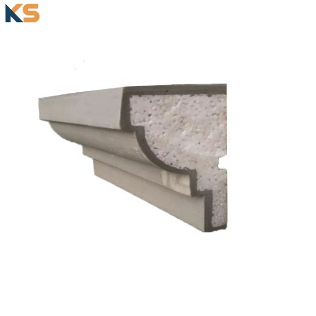 Lightweight Stone Texture Color  EPS Expanded Polystyrene Styrofoam Cornice Moulding