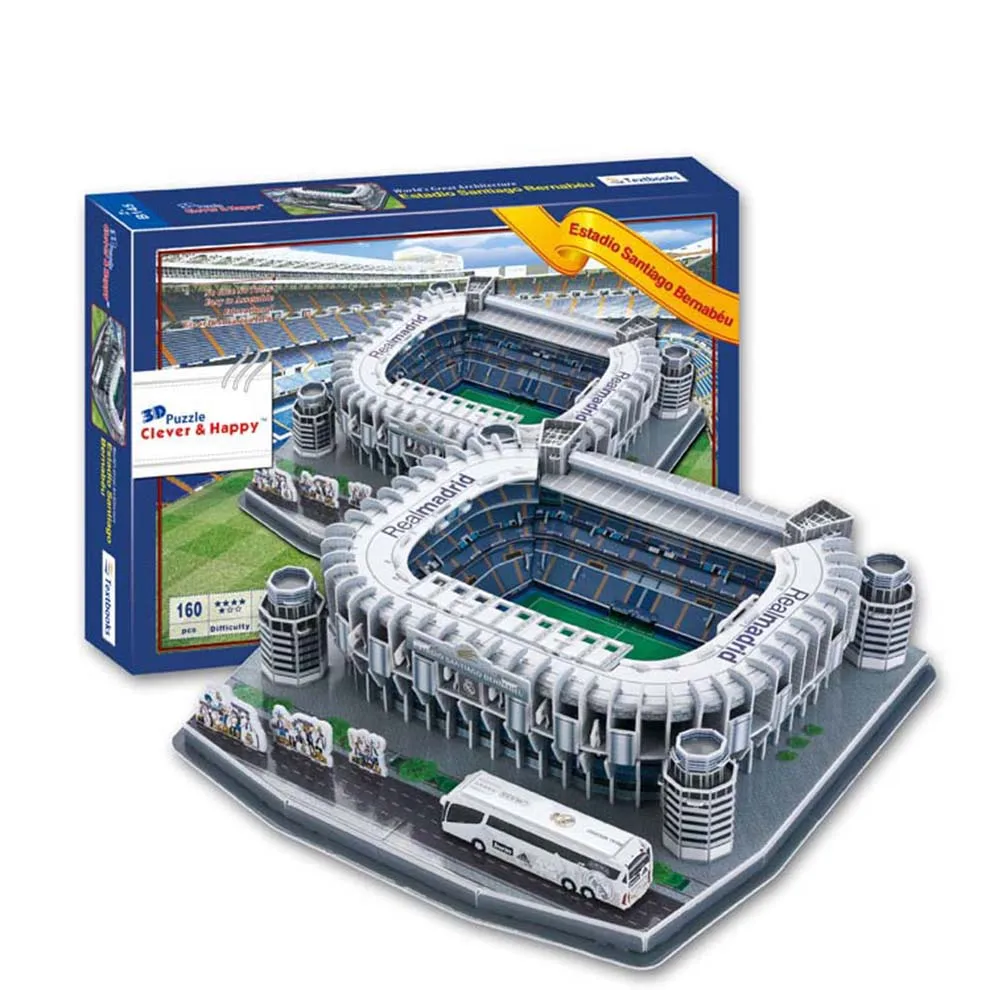 Puzzle 3D Stadium for Kids Aztec Soccer Model Stadium Kits With 246 PCS