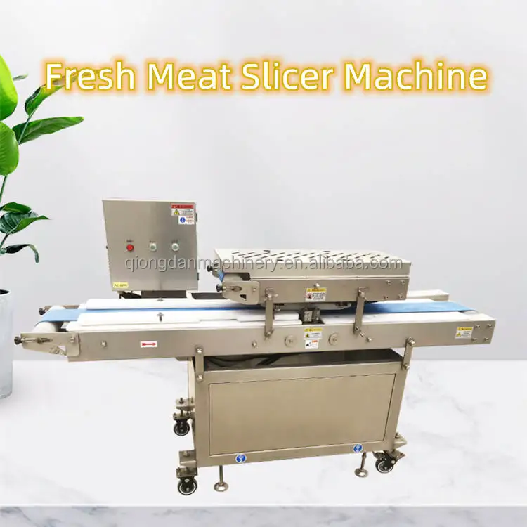 Automatic Fresh Chicken Breast Slice Cutting Machine 304 Stainless