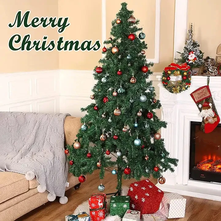 Hot Sale Plastic Christmas Ball Red Christmas Ball For Home Decoration 3cm To 60cm Customization