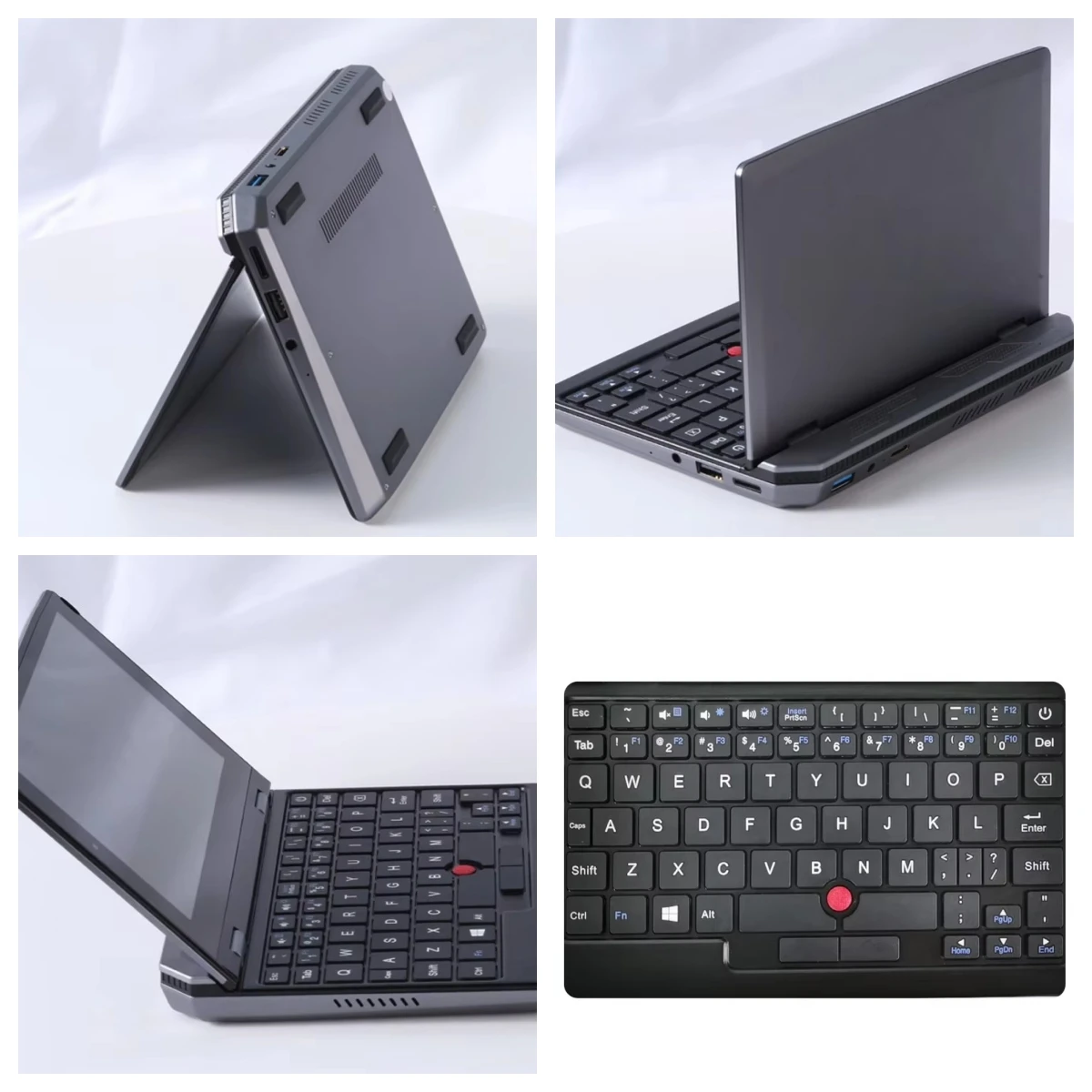 Cheap Customizable 7 Inch Pocket Small Notebook PC for Student Touch Screen Win 10 Intel Celeron J4105 Portable Thin Mini Laptop