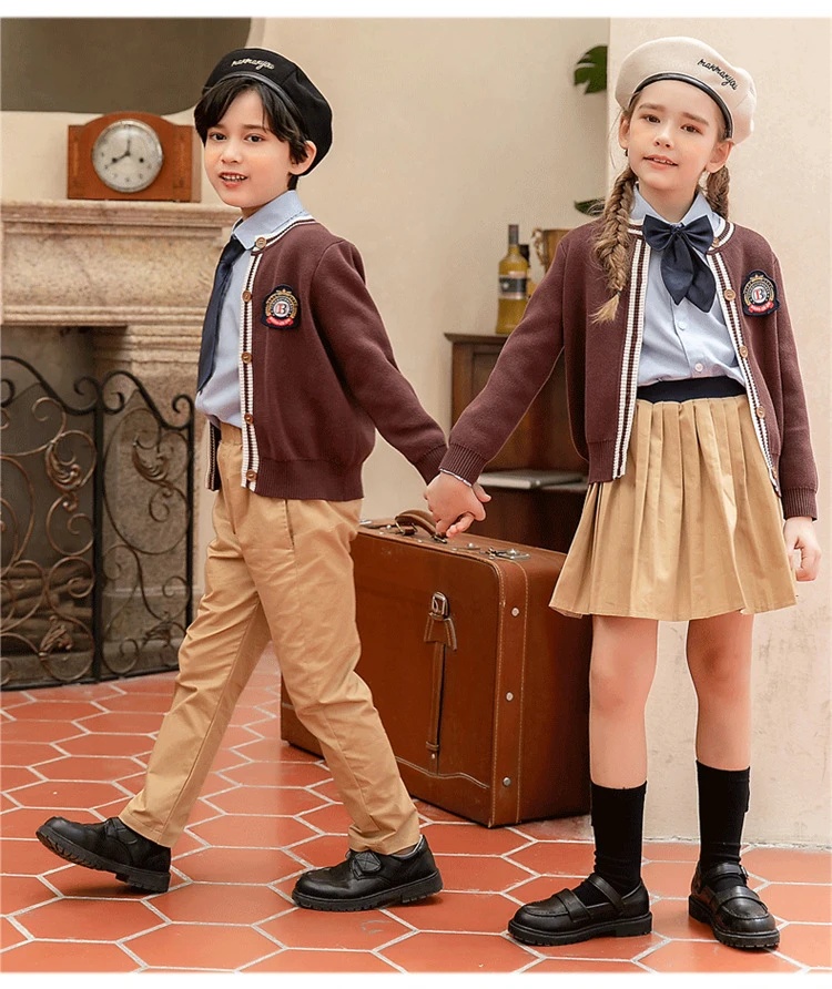 Uniformes escolares de alta calidad para bebés y niñas, diseño - Main Image