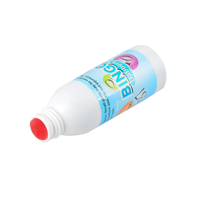 Радужный CH2821 18 мм губчатый наконечник и 3 унции красочных чернил для детей любимый маркер для игры в бинго большой объем чернильный наконечник