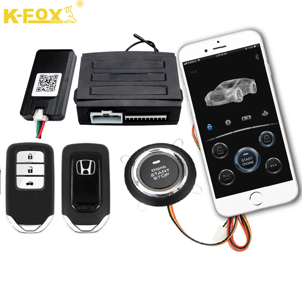 Car Phone App Control Remote Starter Start Stop Engine Blue Tooth