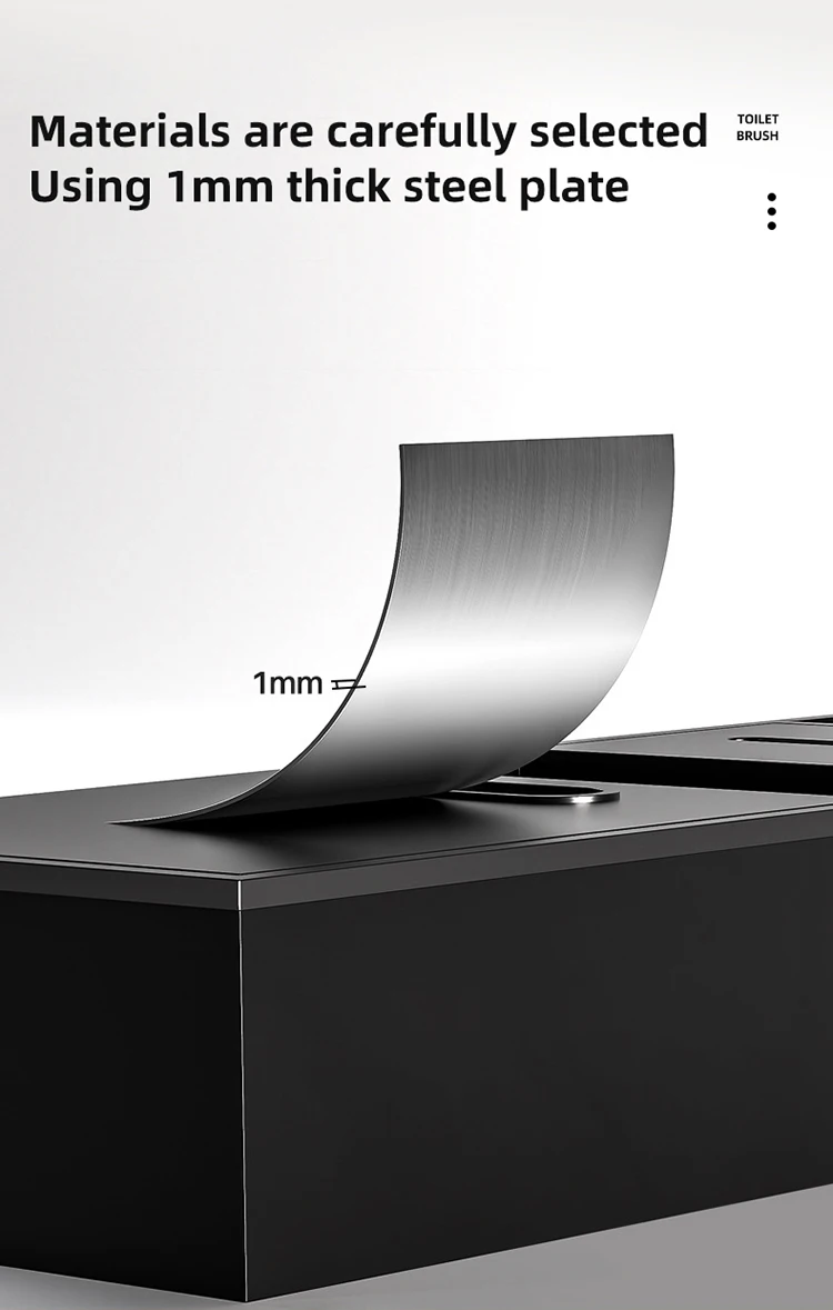 Bathroom Waterproof Niche Multifunctional Wall Storage Built-In Stainless Steel Trash Cans