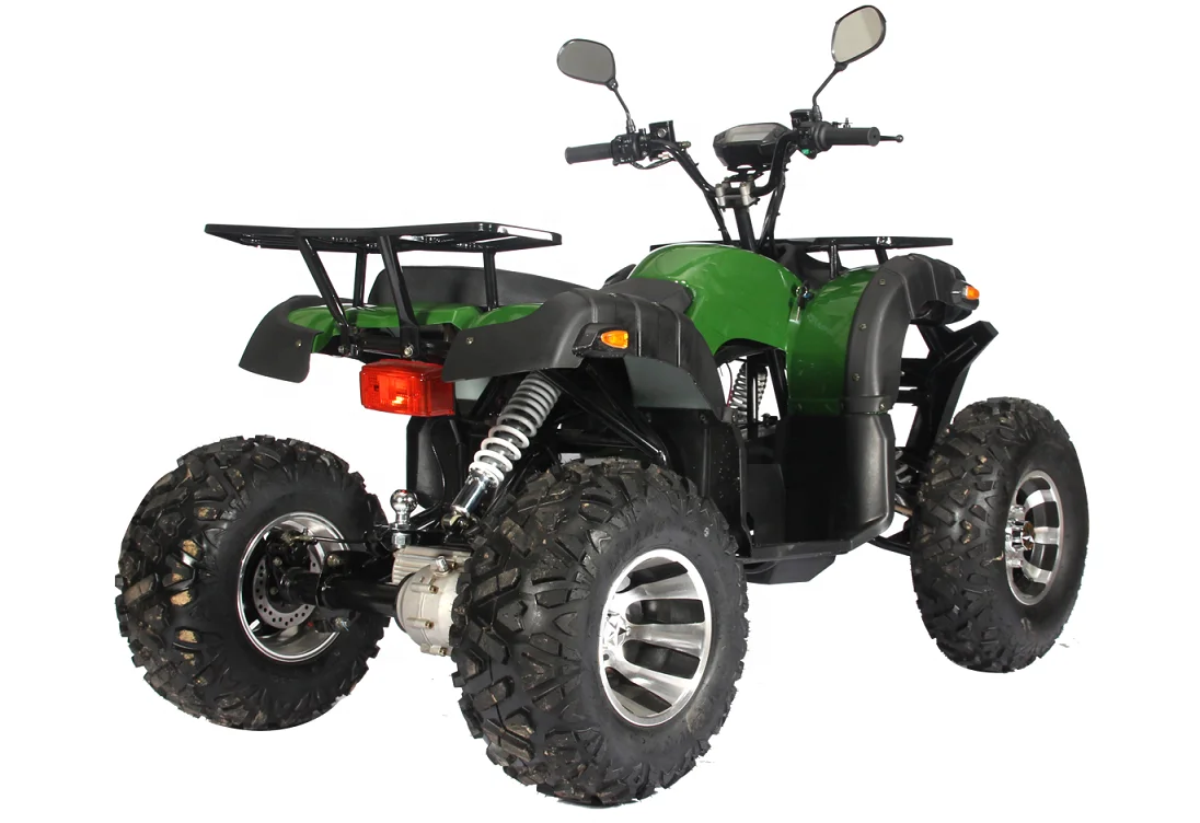 Double rocker 2000W 72v lithium battery shaft driving electric ATV with charger pipe