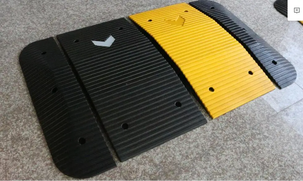 500*1000*75 Rubber Road Speed bump Traffic Safety bumper