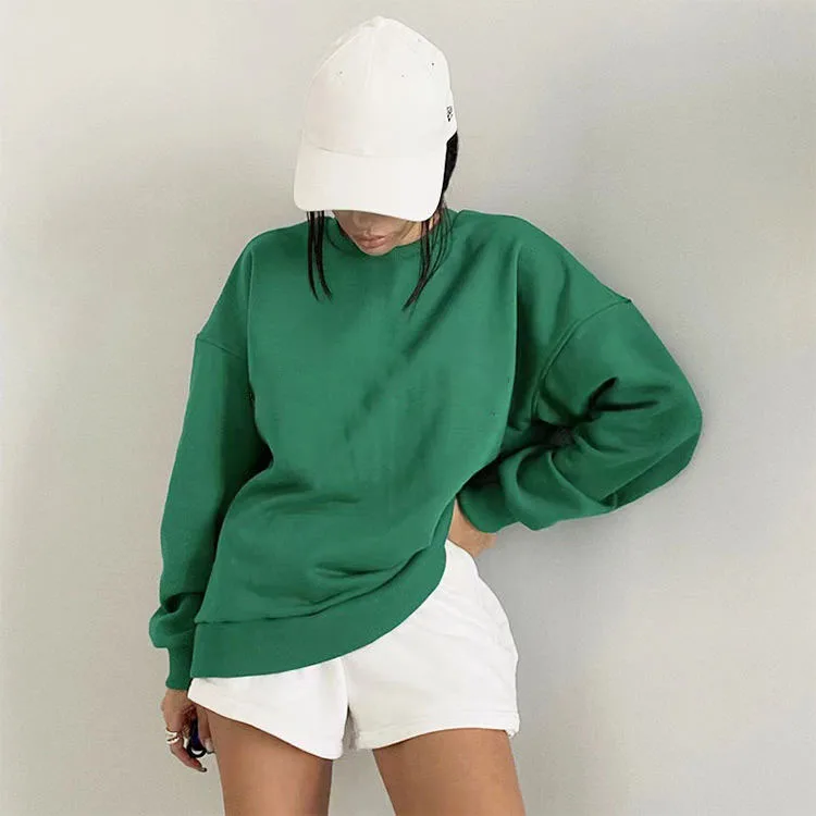 Custom Logo Sportswear 2 Piece Short Sweatsuit Set Women's Polyester