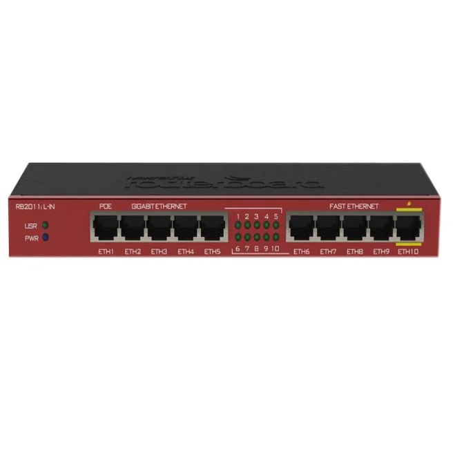 Mikrotik RB2011IL-IN Router - 5 Gigabit Ethernet Ports
