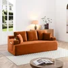 Orange + Corduroy + Foam + 3 Seat