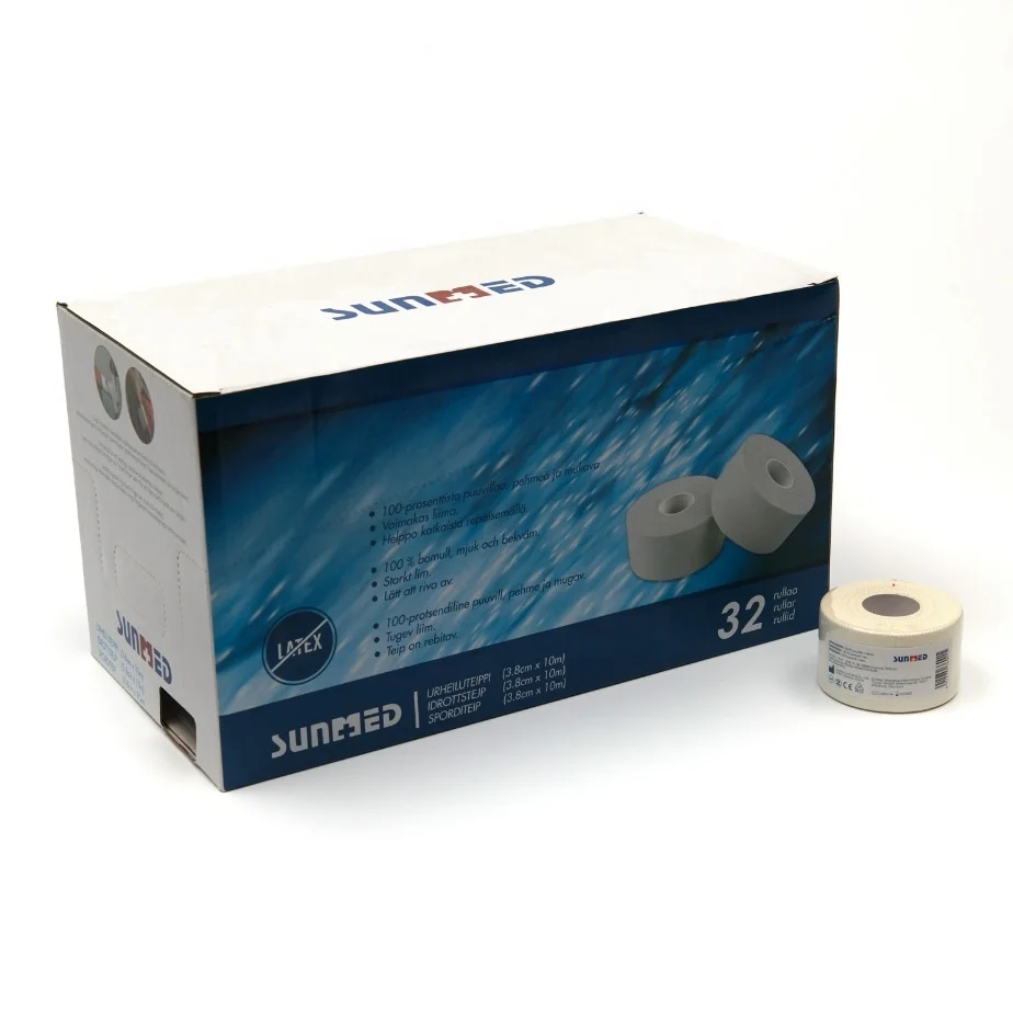 Athletic White Finger Sports Tape for Trainers Boxing Climbing Football Sock Tape Bjj Finger Tape