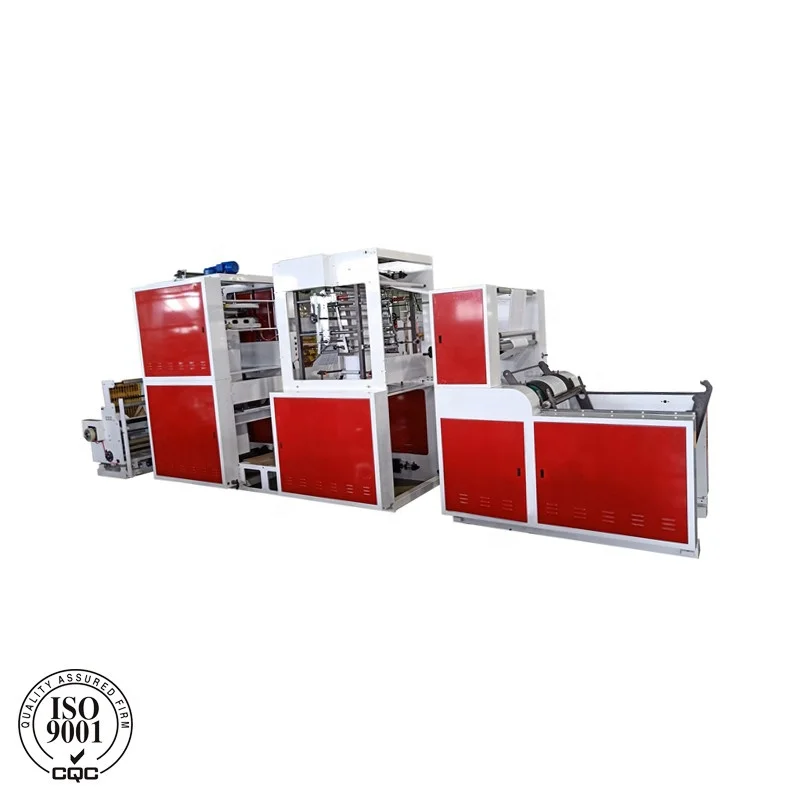 High Quality Servo Motor Driven FFS Thick Film Heavy Duty Tube Film Inner Emboossing and Gusseting Making Machine