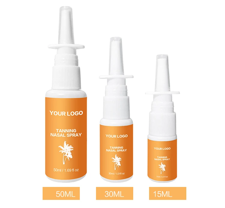 Oem/odm Darken Skin Extreme Tan Accelerator Nasal Tanners Tanning Spray
