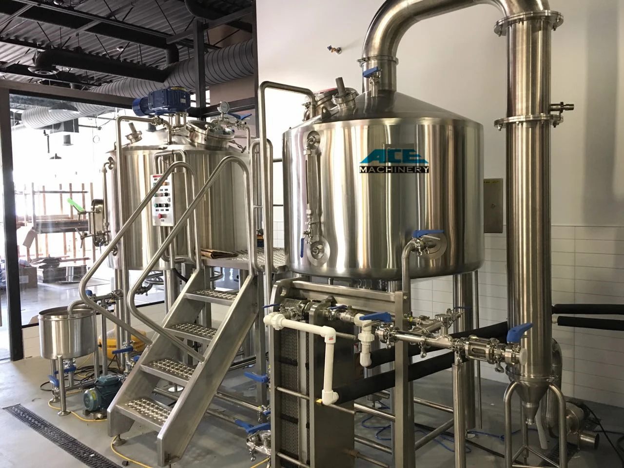 500 Liter 1000 Liter Complete Industrial Brewing Equipment Brewhouse ...