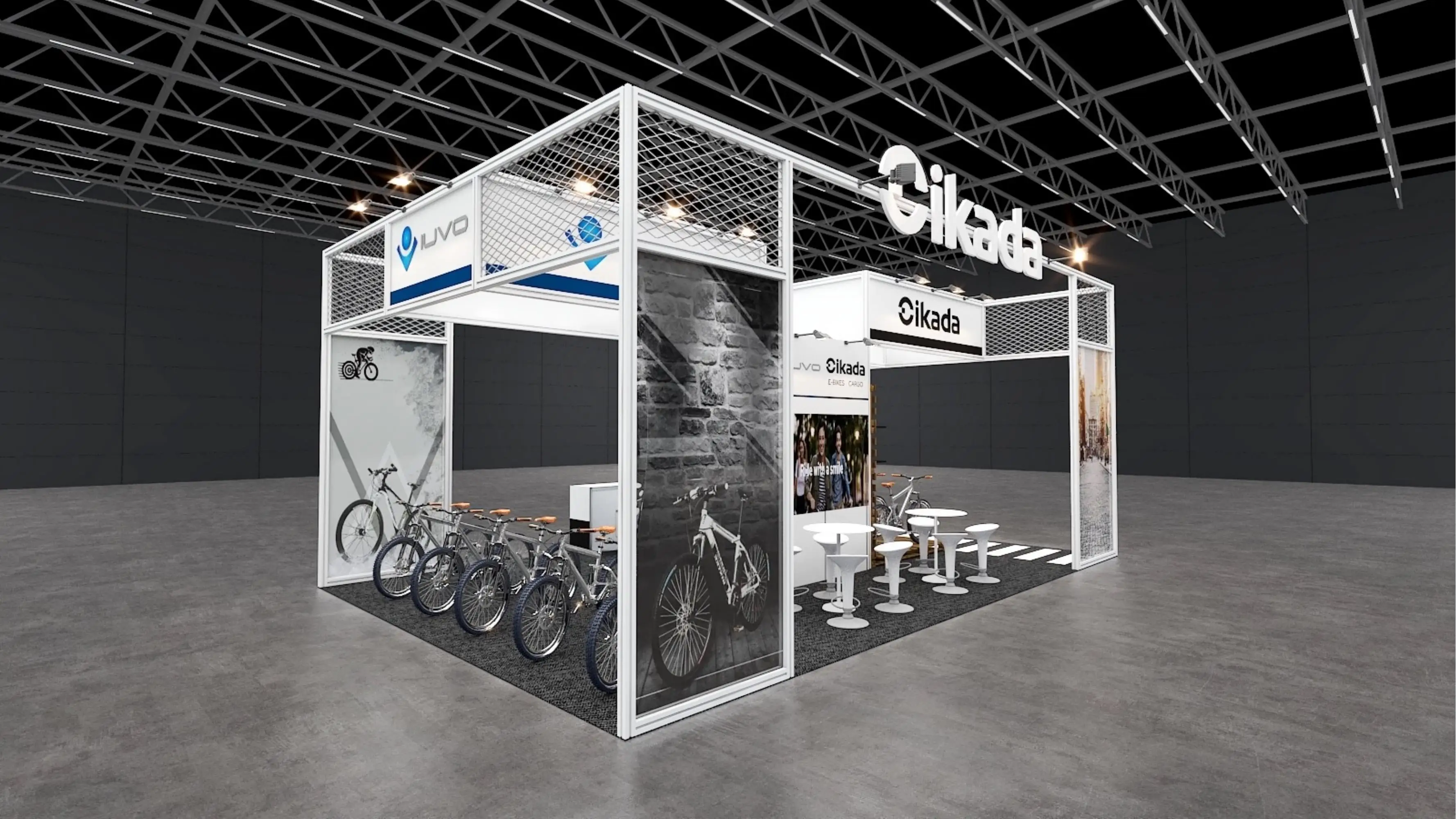 20ft Modular Customized Portable Tension Fabric Exhibition Booth ...