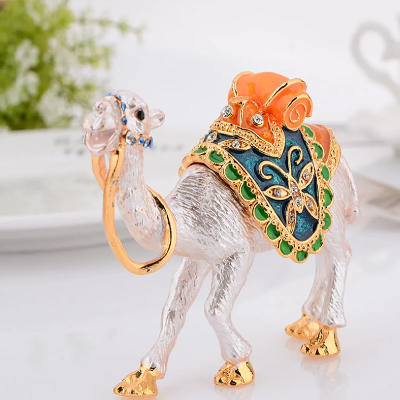 Wholesale Animal Metal Jewelry Box for Home Decoration Women with Camel  Metal Trinket Box Gift Package Animal Metal Jewelry Box