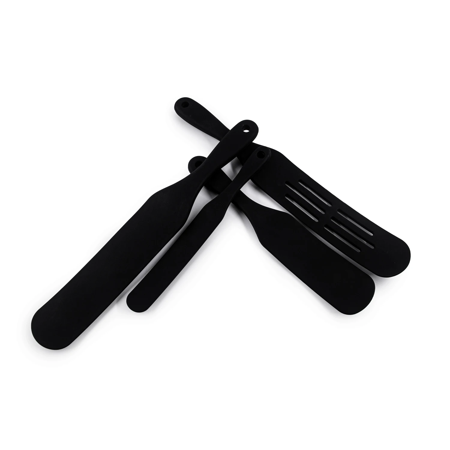 Nonstick Cookware Heat Resistant Silicone  Serving Utensils Spurtle spatula sets  for Kitchen baking cooking Tool As Seen on TV