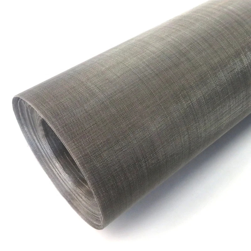 100 200 Mesh 300 Micron Silver Plain Weave Dry Sift Sieve Woven Wire Cloth Screen High Electric Conductivity Cutting/Welding
