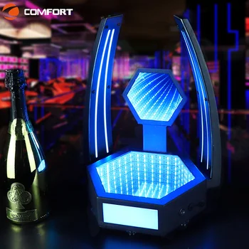 カスタマイズロゴLED付きシャンパン用ディスプレイスタンド