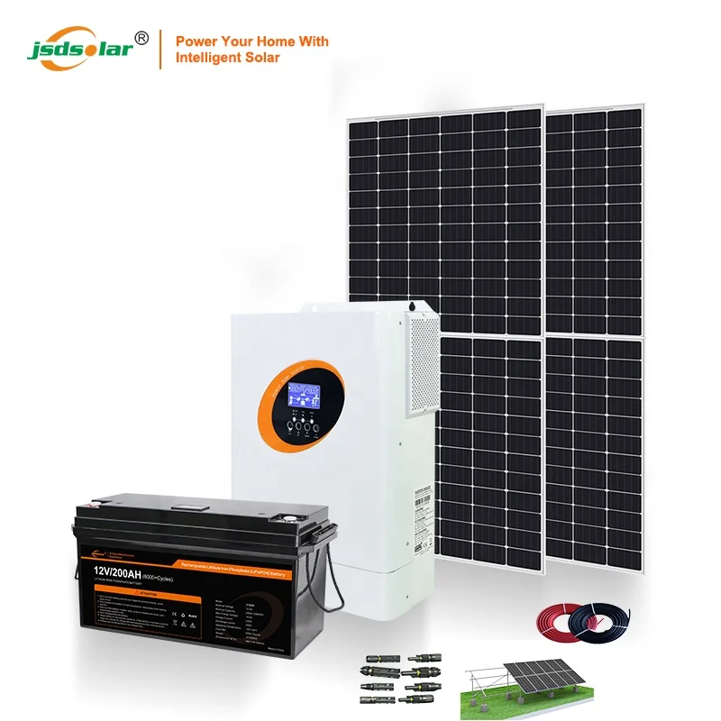 Jsdsolar Full Capacity High Efficiency Deep Cycle Lithium Ion Battery 12V 24V 100Ah 200Ah LiFePO4 Battery Pack With BMS