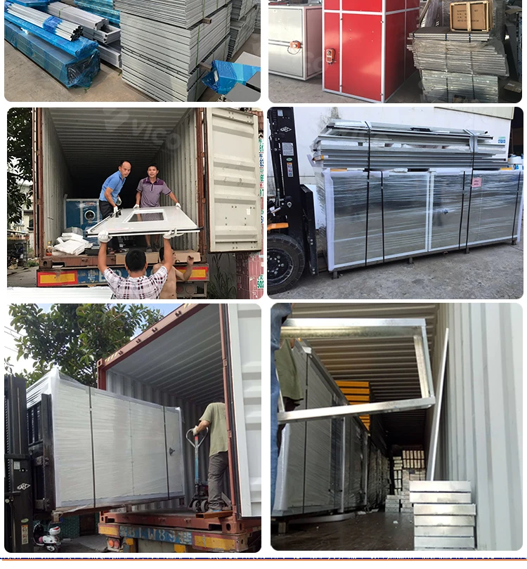 Steel Car Paint Booth Baking Oven With Italy Brand Diesel Burner