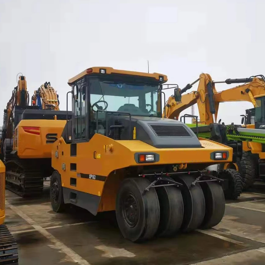 Новый шинный ролик XP163 16 тонн пневматический дорожный каток с запасными частями