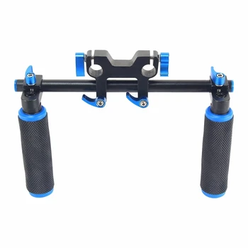 Best Price for YELANGU D2 Portable Filmmaker System DSLR Shoulder Rig With Camera Mount Slider and Dual Handgrip detail image