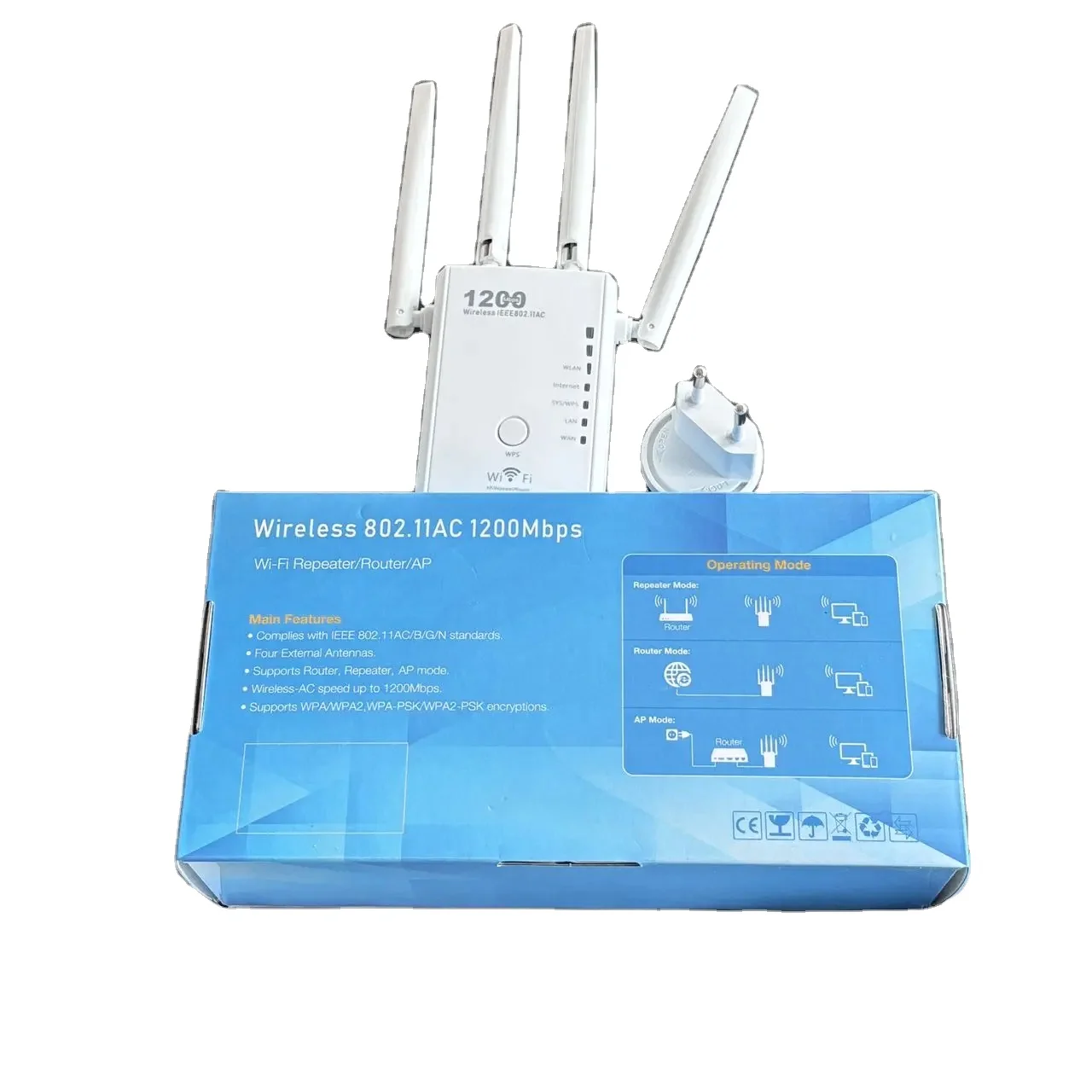 2.4g 5g Wifi Extender Repeater Wi-fi Long Distance 1200mbps Dual Band ...